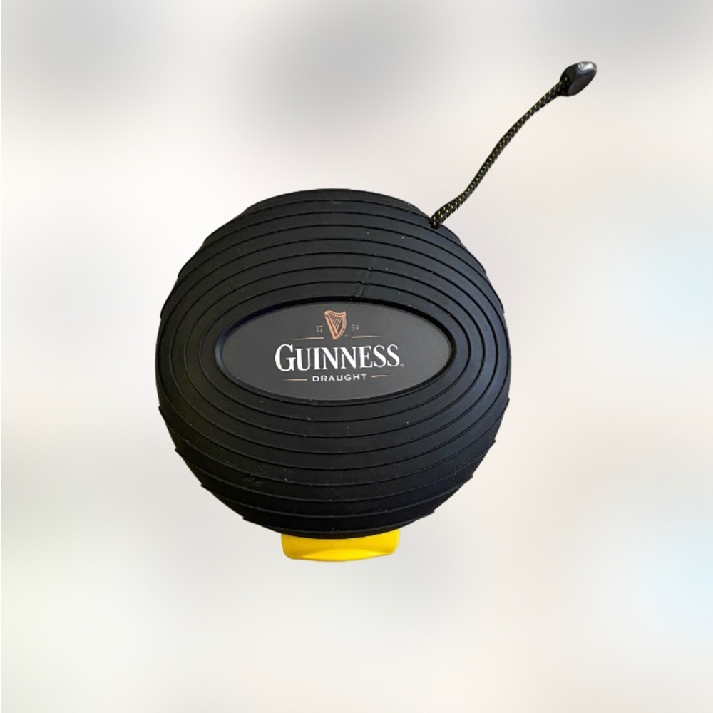 Guinness 20 cd flip hardcase holder double sided discgear black yellow RARE